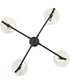 Beale 4-Light Medium Single Tier in Black