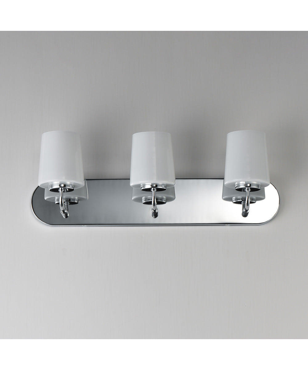 Durham 3-Light Strip Bath Vanity Polished Chrome