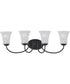 Logan 4-Light Bath Vanity Black