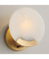 Oriya 1-Light Sconce Aged Brass