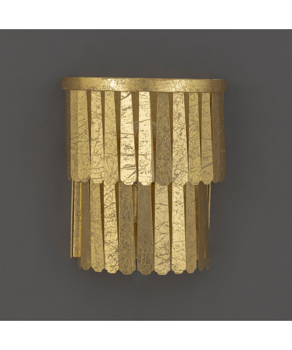 Regalia 1-Light Wall Sconce Gold Leaf