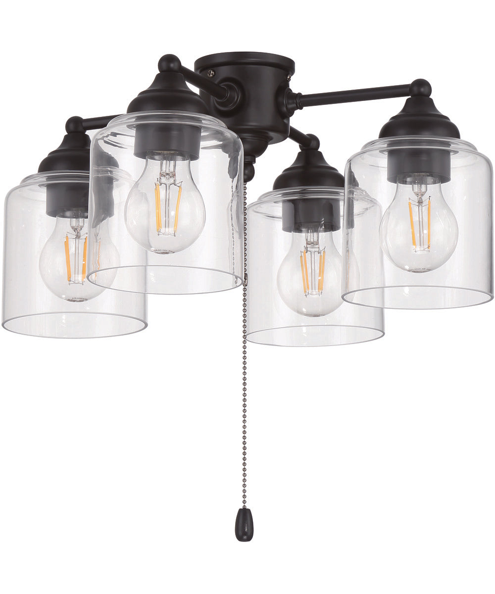 4-Light Accessory Flat Black