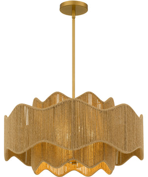 Evander 4-light Pendant Brushed Gold