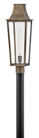 Georgetown Coastal Elements  1-Light Large Post Top Lantern in Burnished Bronze
