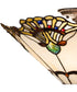 20" Wide Shell with Jewels Flush Mount