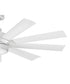 Turbine 60" LED Smart Fan Chalk White