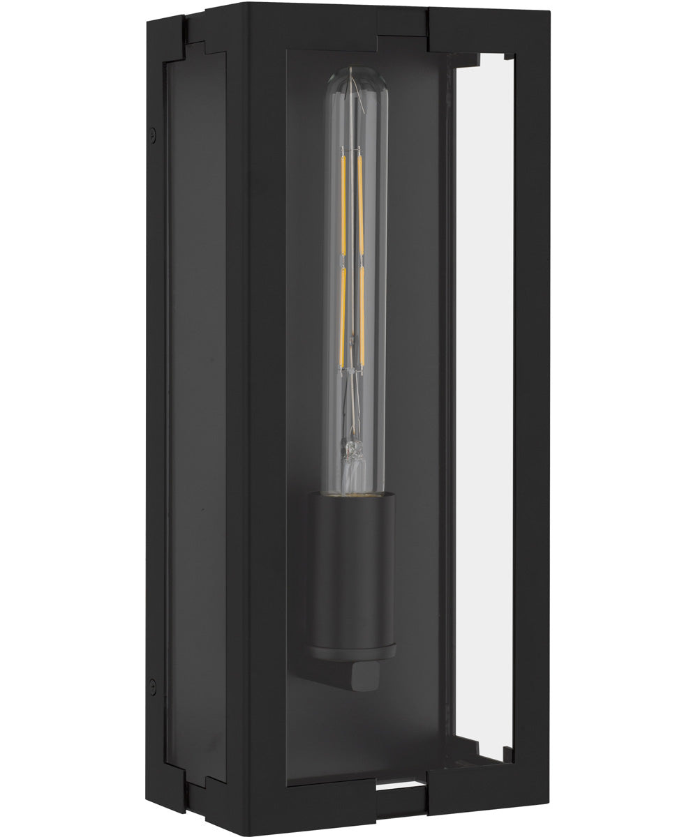 Young 1-light Outdoor Wall Light Matte Black