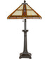 31" High Prairie Straw Buffet Lamp