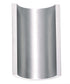 Alumilux Diverge 5"H 2-Light LED Outdoor Wall Sconce Light Fixture Satin Aluminum Finish by ET2