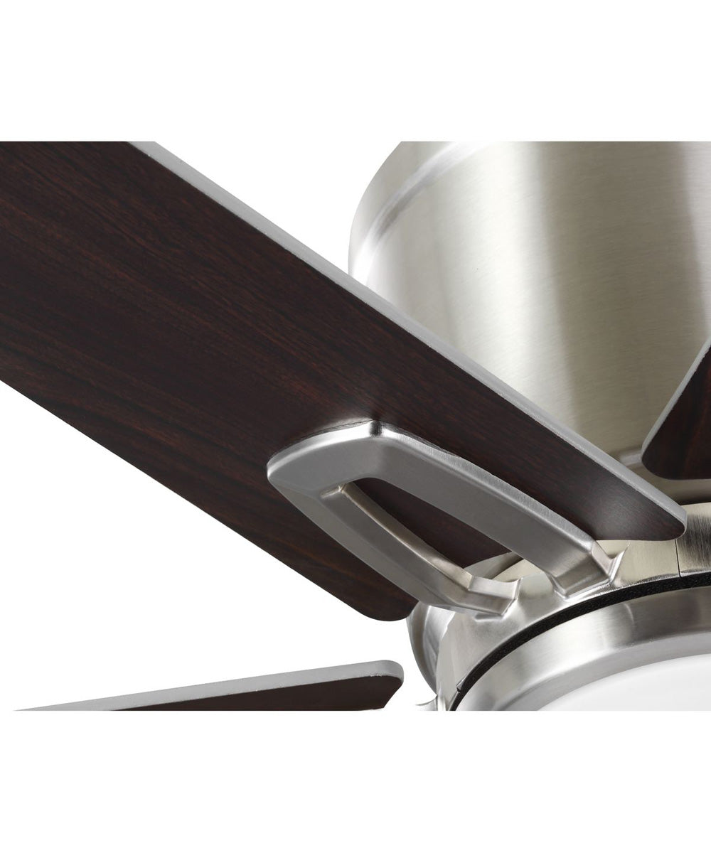 Bexar 54 in. 6-Blade Ceiling Fan with Integrated LED Light Brushed Nickel