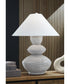 Brickdon Poly Table Lamp Distressed White