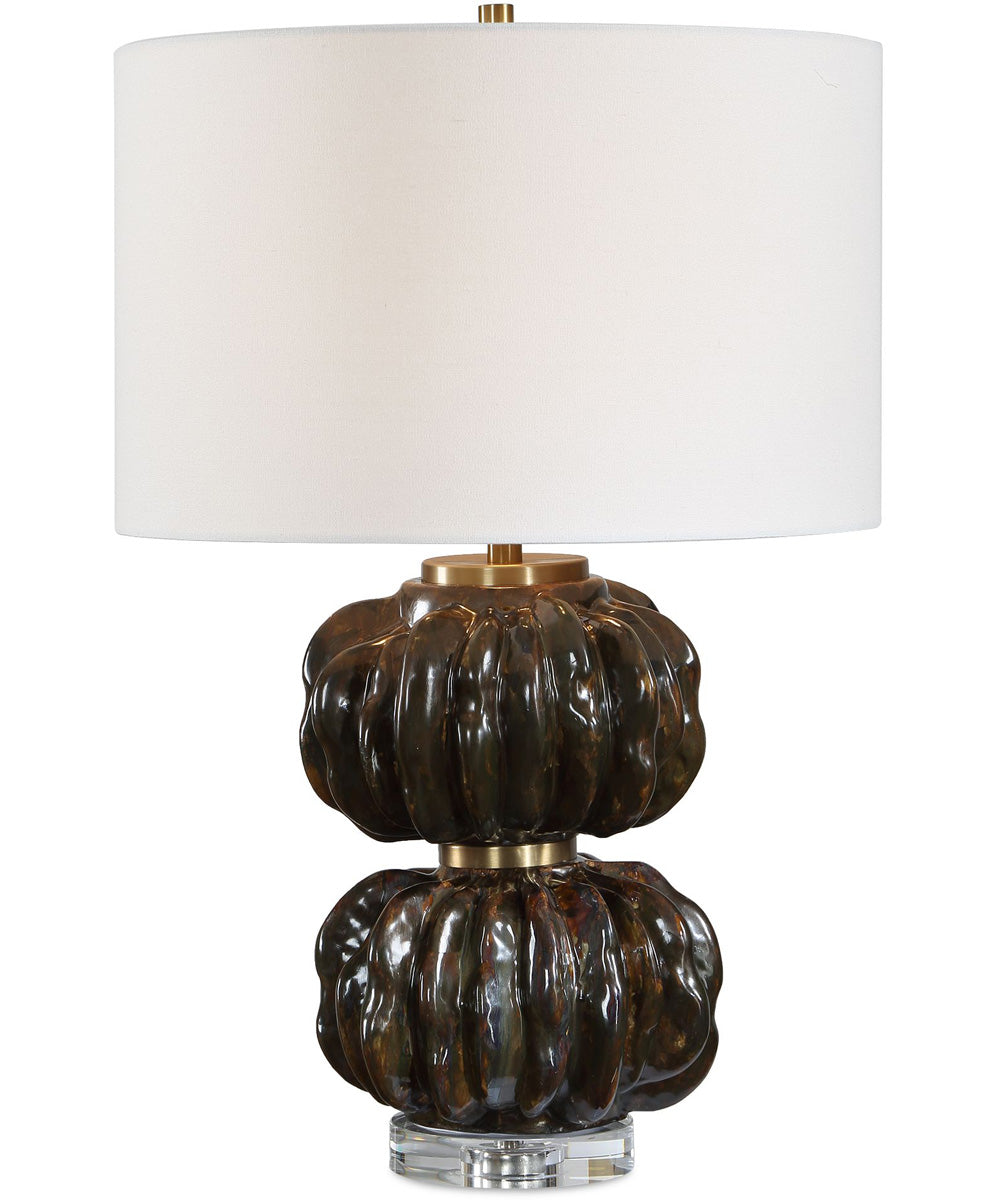 Jaudon Stacked Bronze Table Lamp