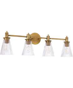 Lawton 4-light Bath Vanity Light Brushed Brass