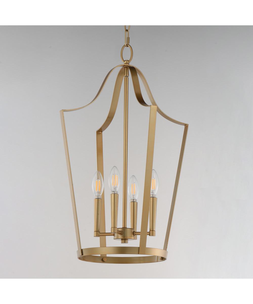 Arden 4-Light Pendant Natural Aged Brass