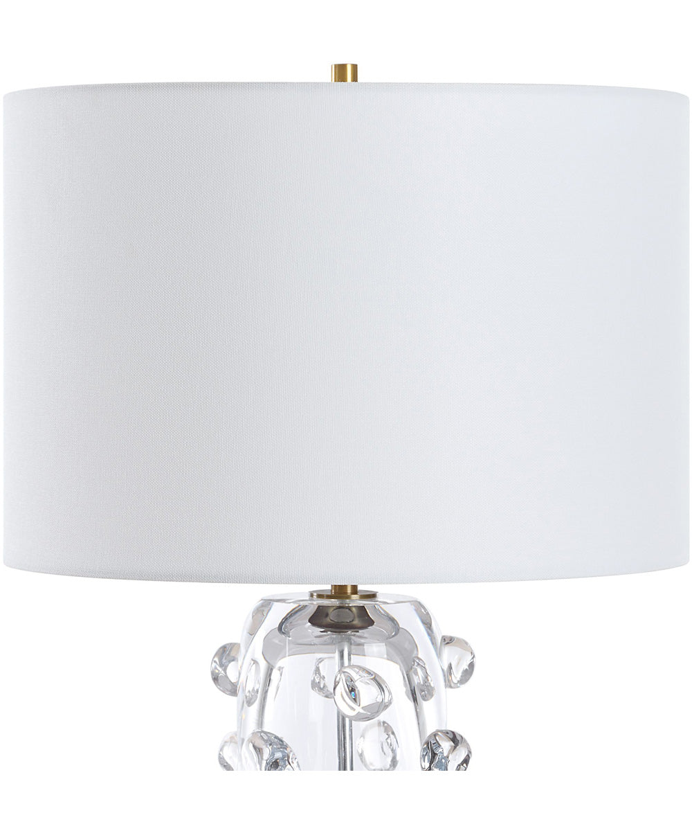 Aura Clear Glass Table Lamp