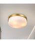 Solara 3-Light Close-to-Ceiling Natural Brass