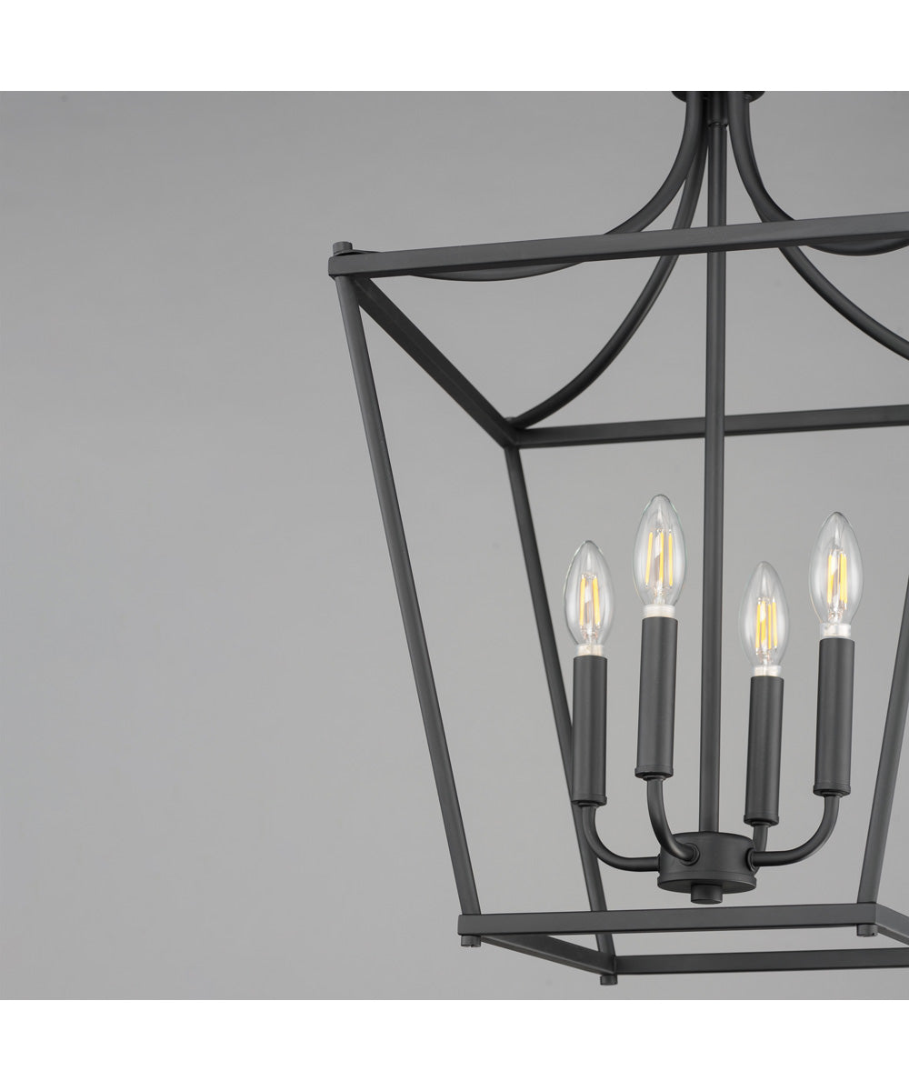 Clifton 4-Light Pendant Black