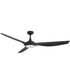 Talan 64" LED Smart Fan Matte Black
