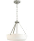 Lieon 2-Light Convertible Pendant Brushed Nickel