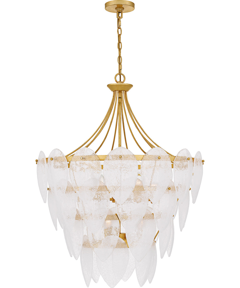 Quoizel Pendant Large 7-light Pendant Gold Leaf