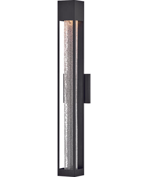 Vapor 1-Light Extra Large Wall Mount Lantern in Black