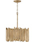 Roca 3-Light Medium Convertible Pendant in Burnished Gold