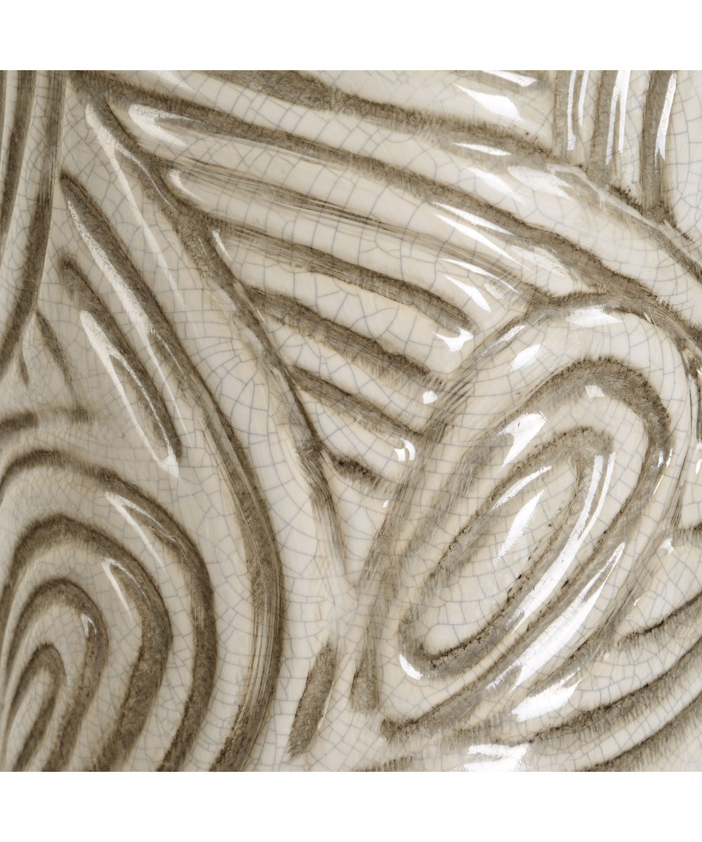 Timber Swirl Earth Tone Vases Set of 2