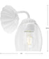 Quillan 1-Light Transitional Bath & Vanity Light White Plaster