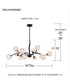 Walker 12-light Chandelier Matte Black