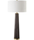 Forage Dark Scalloped Table Lamp