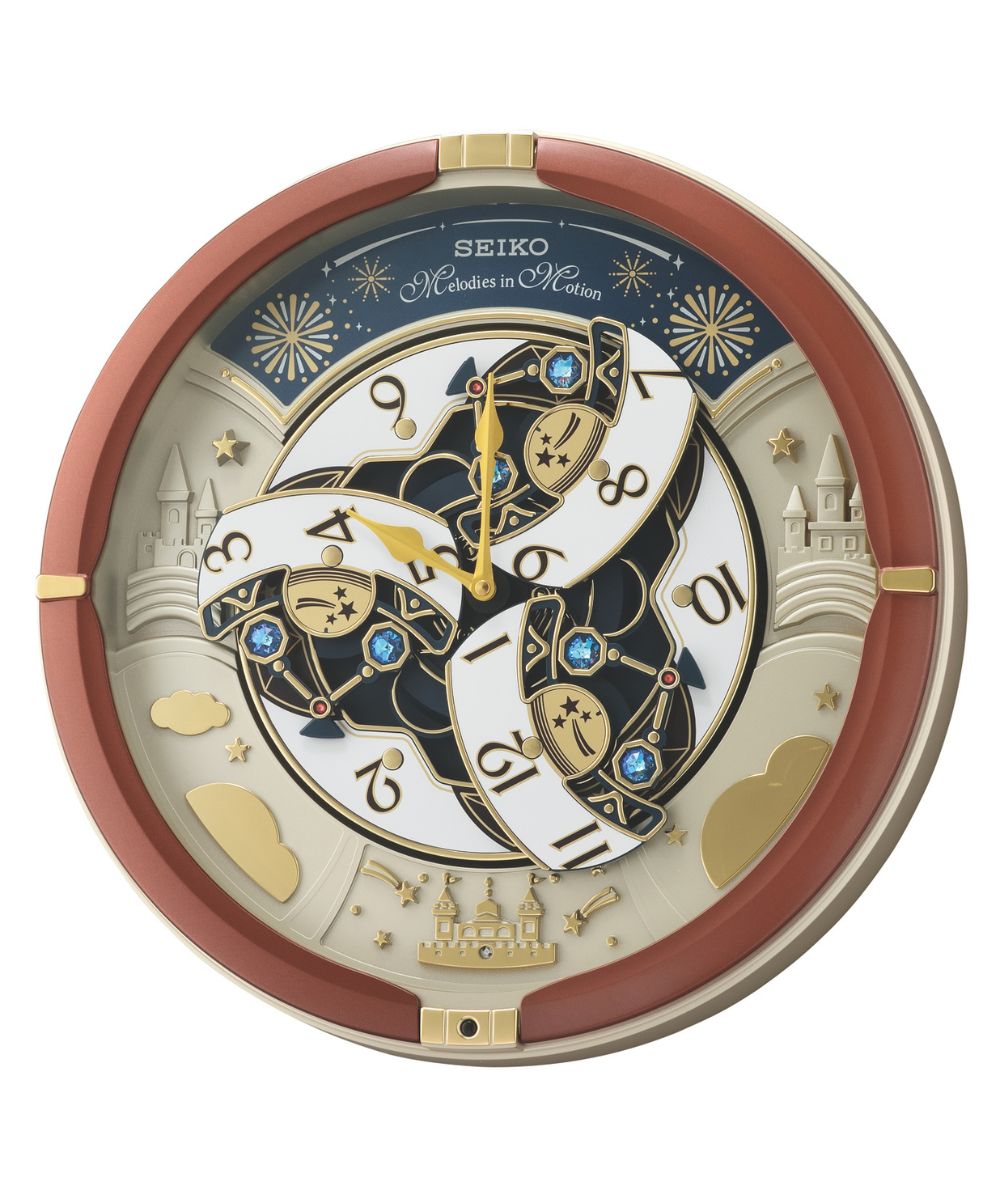 15"H Melodies in Motion Clock  18 Hi Fi Melodies