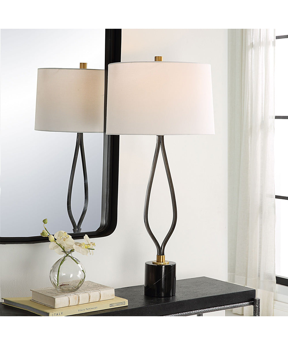 Separate Paths Iron Table Lamp