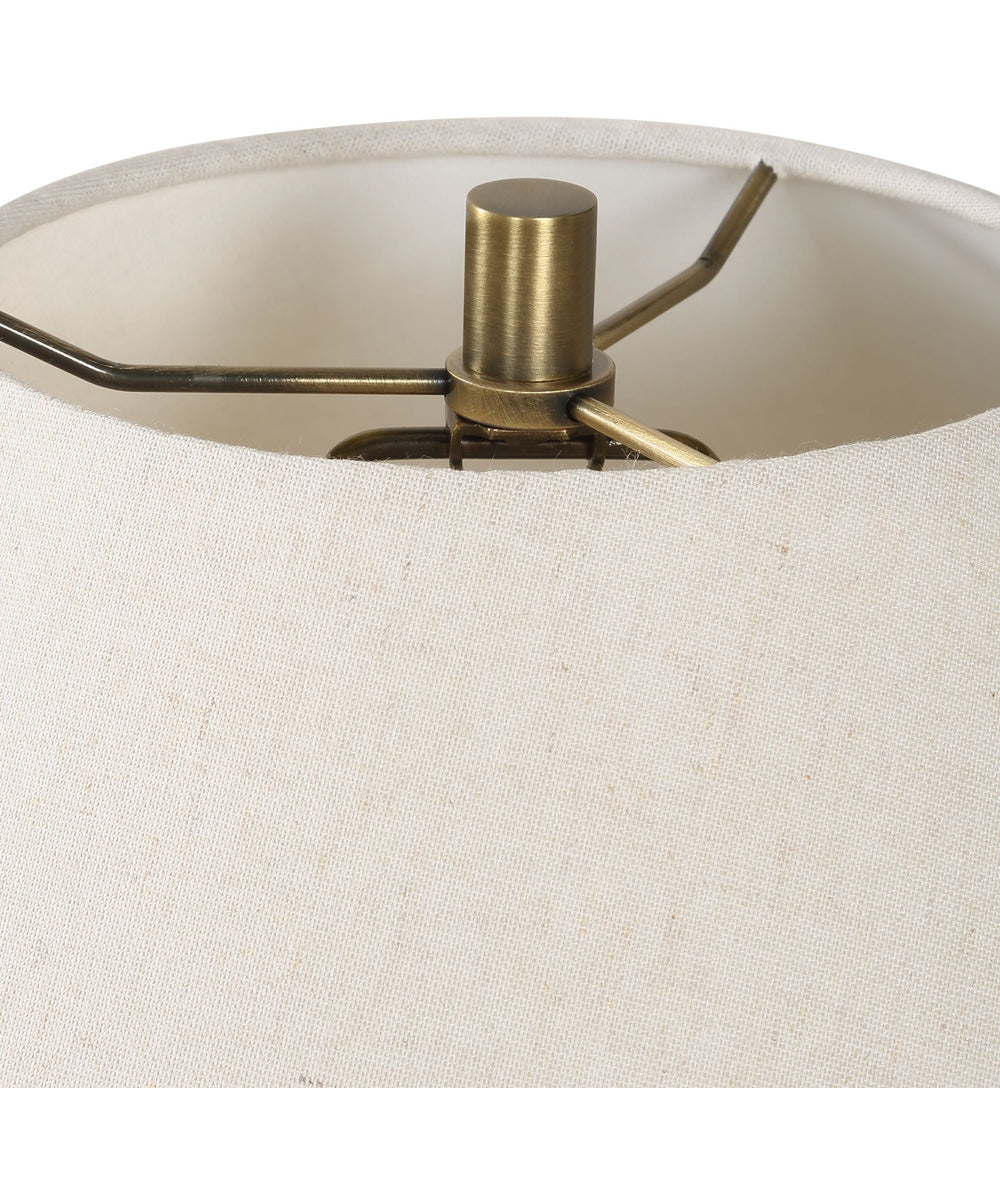Meryl Aged White Table Lamp