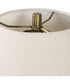 Meryl Aged White Table Lamp