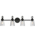 Jackson Hole 4-Light Bath Vanity Black