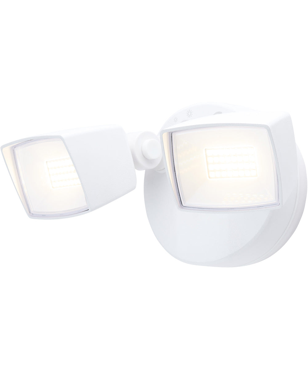 LED Security Light - White Finish