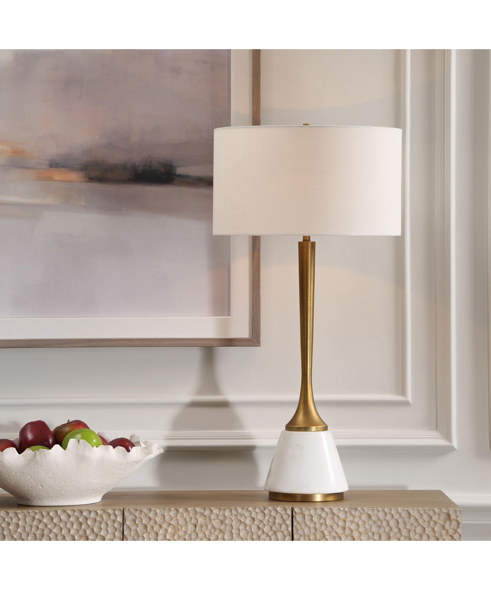 Avola White Marble Table Lamp