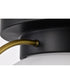 Lakeshore 1-Light Close-to-Ceiling Matte Black