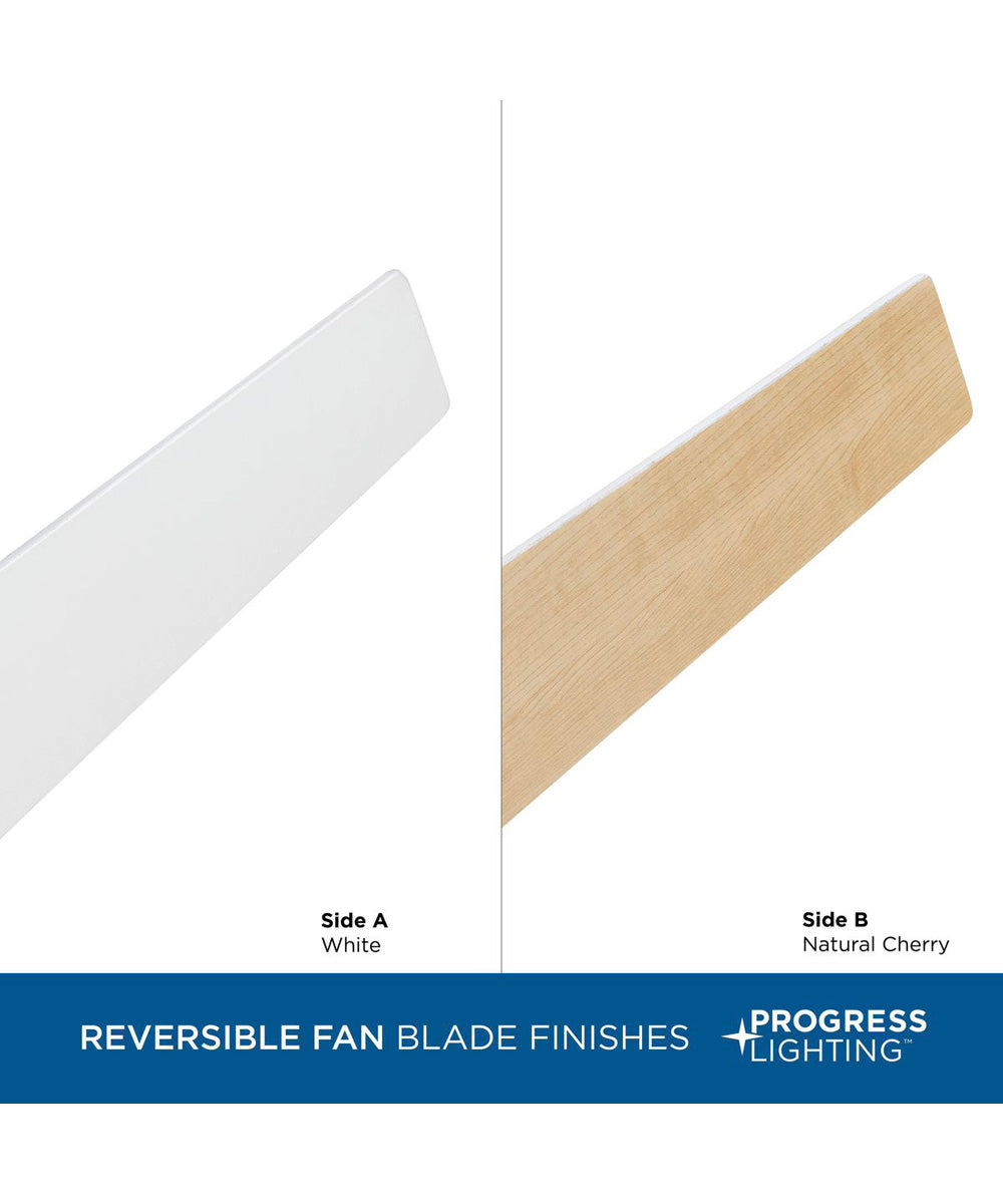 Braden 56" 3-Blade Indoor Hugger Ceiling Fan Satin White