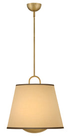 Sonia 3-Light Large Pendant in Lacquered Brass