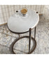 Mercier Round Marble Accent Table