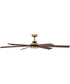 Andros 64" LED Smart Fan Heritage Brass