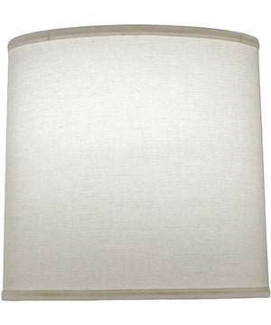 14x15x14 Natural Butcher Linen Deep Drum Hardback Lampshade