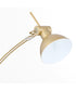 Ricardo 1-light Wall Mount Light Fixture Aged Brass