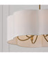 Sabine 6-Light Pendant Matte Brass