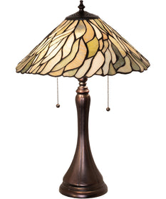 23" High Willow Jadestone Table Lamp