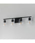 Geode 4-Light Bath Vanity Black
