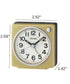 OPEN BOX Alarm Clock  Fuji Dark Gold Plastic Case/Cover