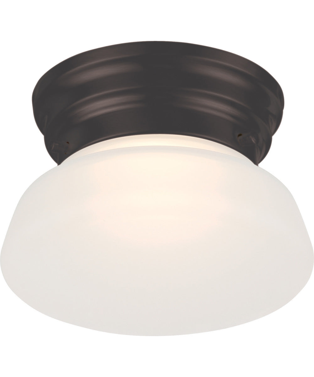 6"W Bogie 1-Light LED Close-to-Ceiling Mahogany Bronze