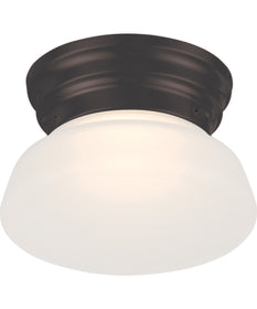 6"W Bogie 1-Light LED Close-to-Ceiling Mahogany Bronze